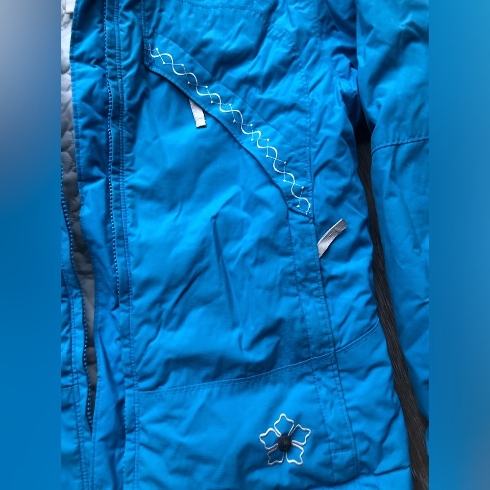 Columbia Youth Blue Snow Jacket - Picture 8 of 10